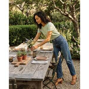EDWIN ANTHROPOLOGIE $218 Women’s Kali Straight Leg Ankle Jeans Size 24 #187